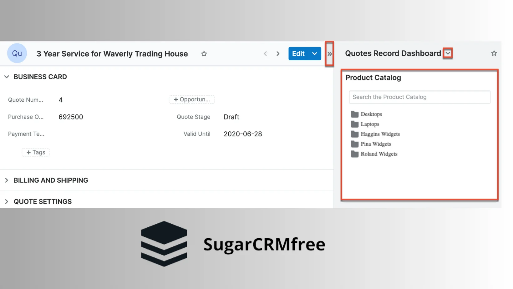Understanding Blank Account Names in Quoted Line Items in SugarCRM